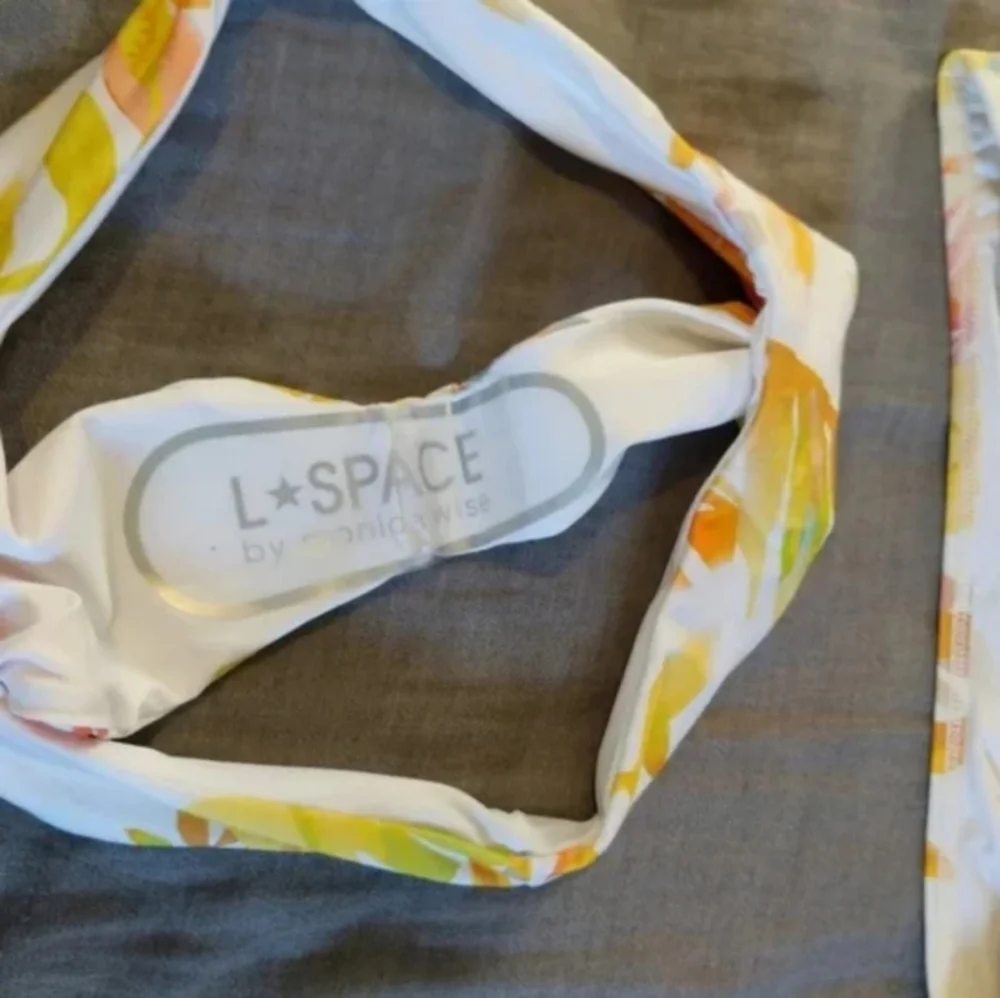 L*Space Flora Top Summer Tropics Cabana Bottoms Tropical Print Bikini Set